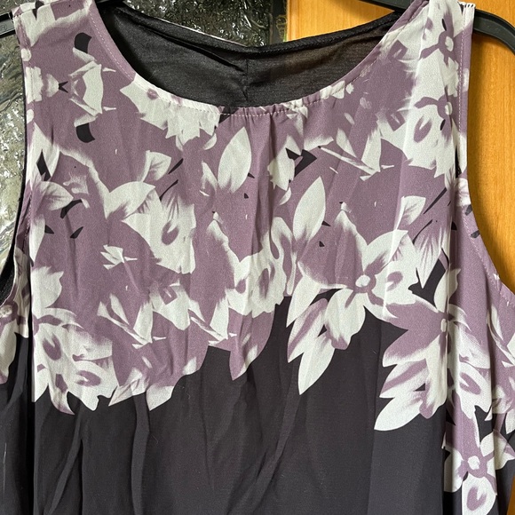 Floral Print Sheer Dress - Picture 3 of 5